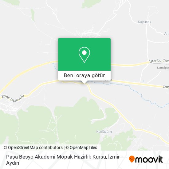 Paşa Besyo Akademi Mopak Hazirlik Kursu harita