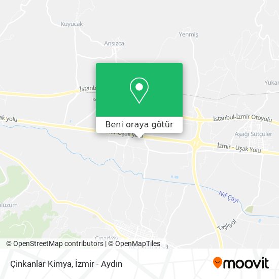 Çinkanlar Kimya harita