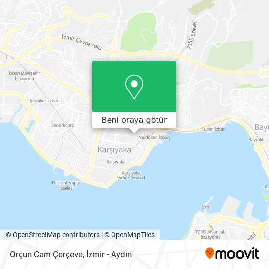 Orçun Cam Çerçeve harita