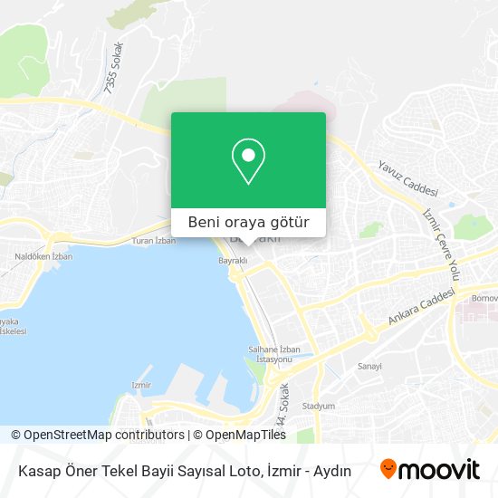 Kasap Öner Tekel Bayii Sayısal Loto harita