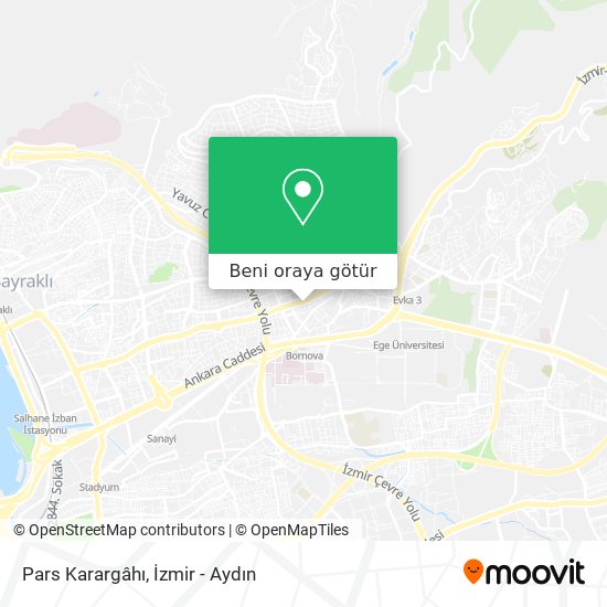 Pars Karargâhı harita