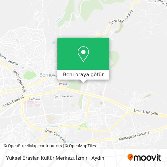 Yüksel Eraslan Kültür Merkezi harita