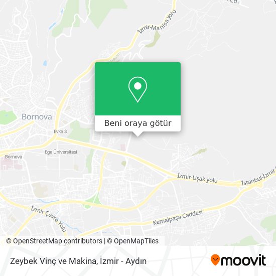 Zeybek Vinç ve Makina harita