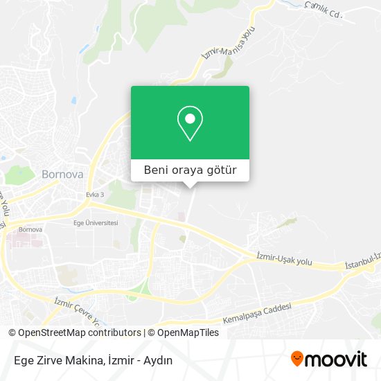 Ege Zirve Makina harita