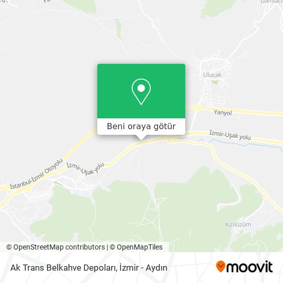 Ak Trans Belkahve Depoları harita
