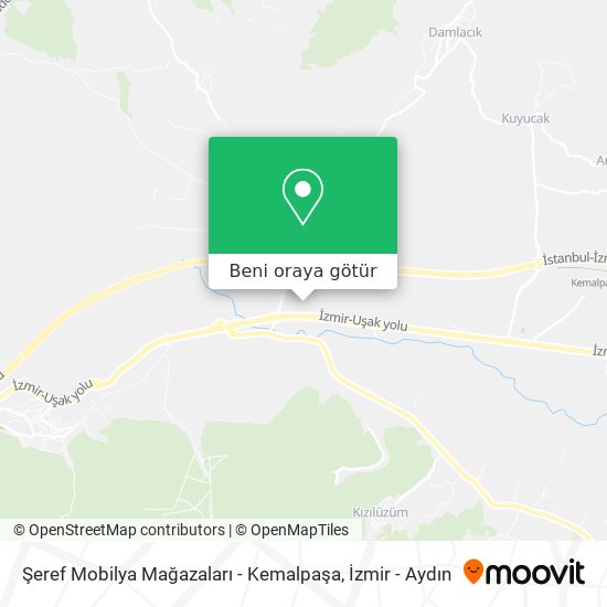 Şeref Mobilya Mağazaları - Kemalpaşa harita