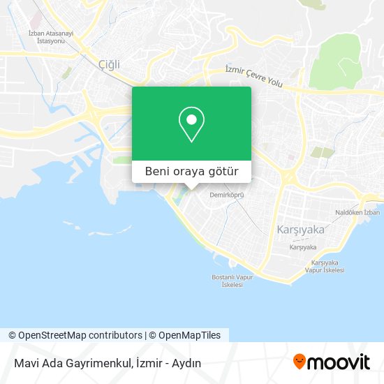 Mavi Ada Gayrimenkul harita