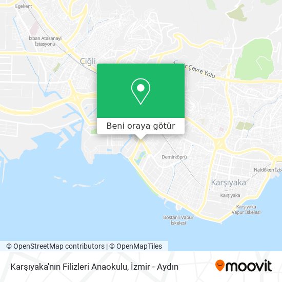 Karşıyaka'nın Filizleri Anaokulu harita