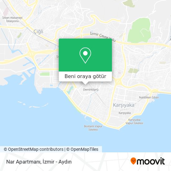 Nar Apartmanı harita