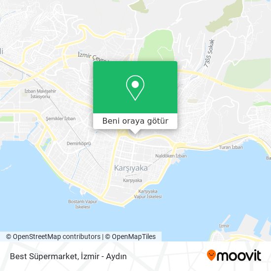 Best Süpermarket harita