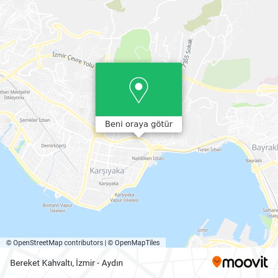 Bereket Kahvaltı harita