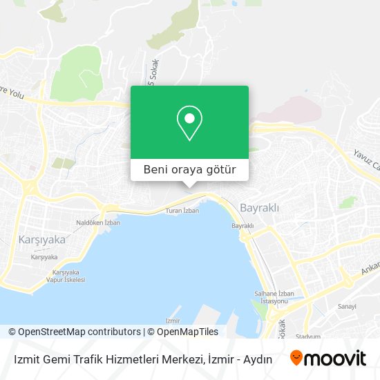 Izmit Gemi Trafik Hizmetleri Merkezi harita