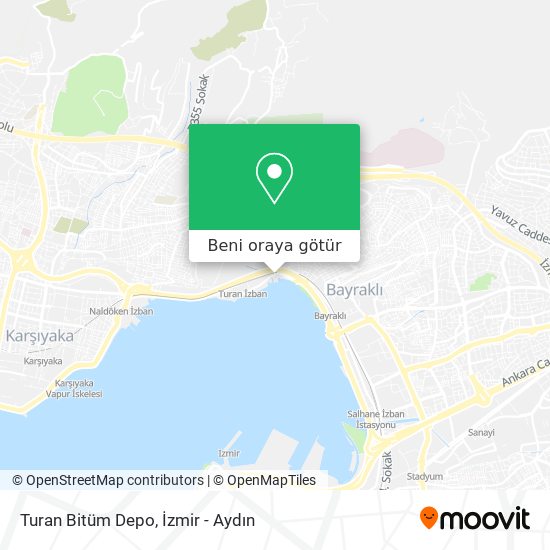 Turan Bitüm Depo harita