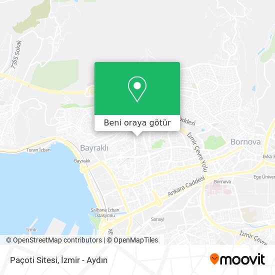 Paçoti Sitesi harita