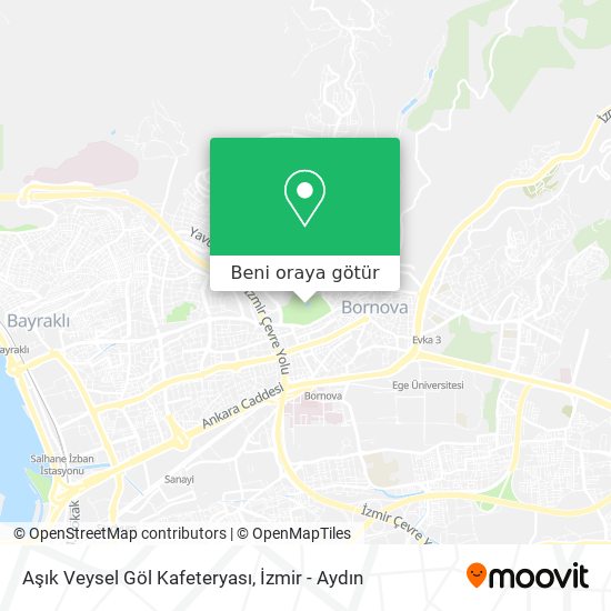 Aşık Veysel Göl Kafeteryası harita