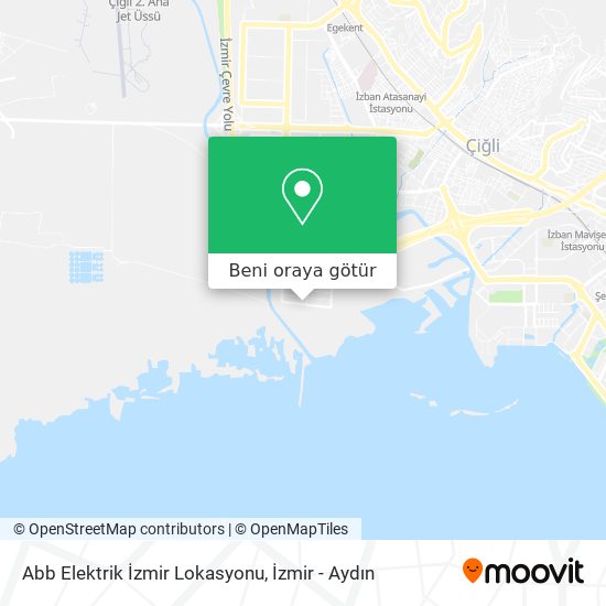 Abb Elektrik İzmir Lokasyonu harita