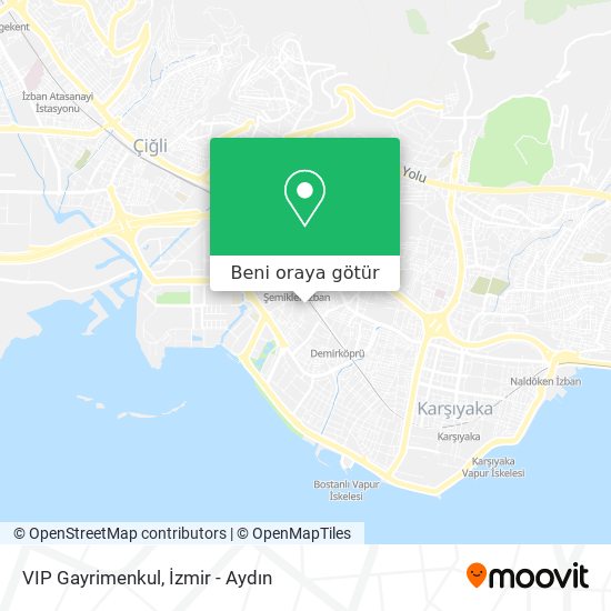 VIP Gayrimenkul harita
