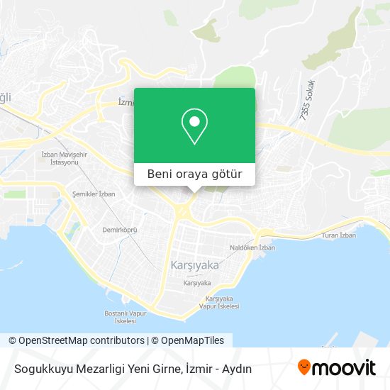 Sogukkuyu Mezarligi Yeni Girne harita