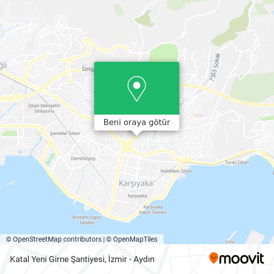 Katal Yeni Girne Şantiyesi harita