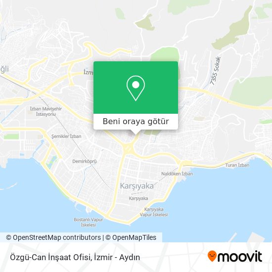 Özgü-Can İnşaat Ofisi harita