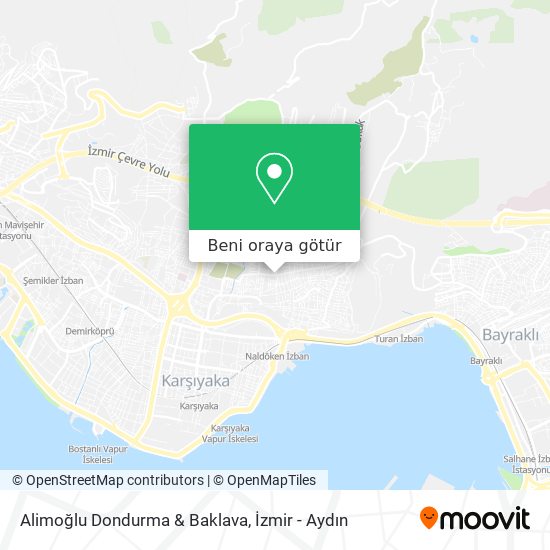 Alimoğlu Dondurma & Baklava harita