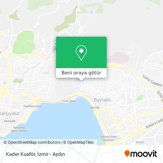 Kader Kuaför harita