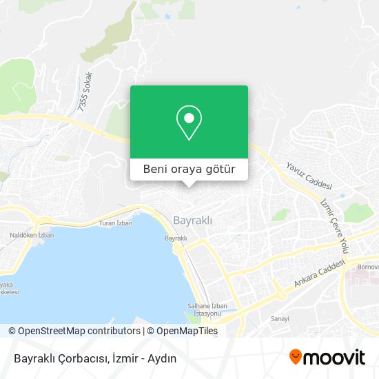 Bayraklı Çorbacısı harita