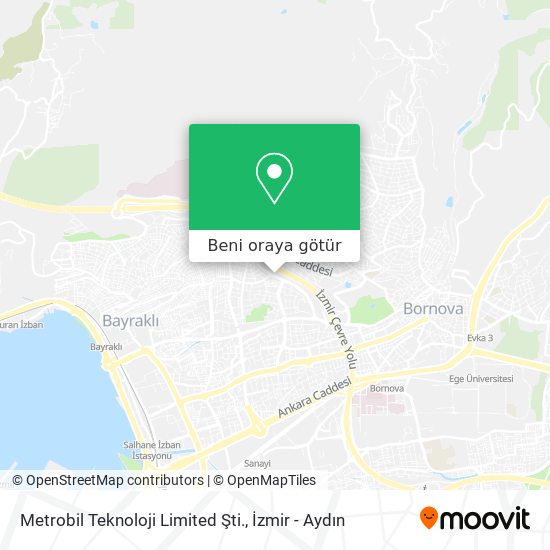 Metrobil Teknoloji Limited Şti. harita