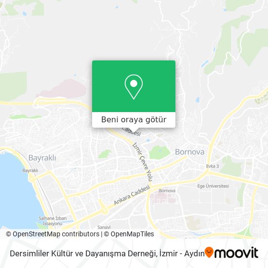 Dersimliler Kültür ve Dayanışma Derneği harita