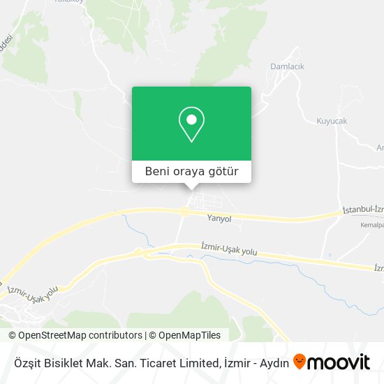 Özşit Bisiklet Mak. San. Ticaret Limited harita