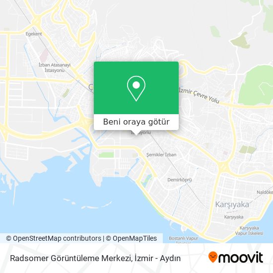 Radsomer Görüntüleme Merkezi harita
