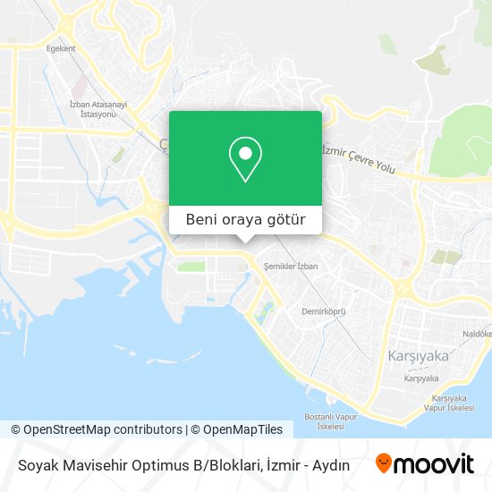 Soyak Mavisehir Optimus B / Bloklari harita