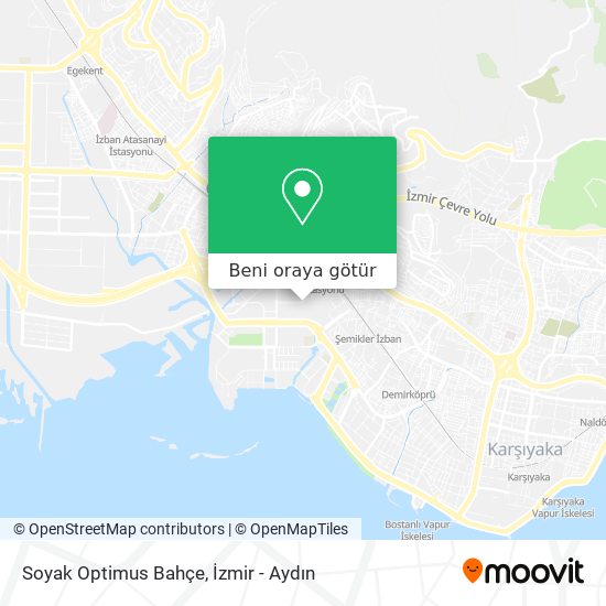 Soyak Optimus Bahçe harita