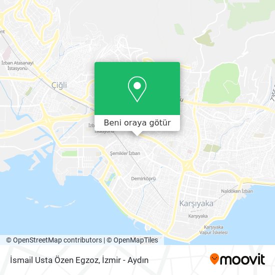 İsmail Usta Özen Egzoz harita