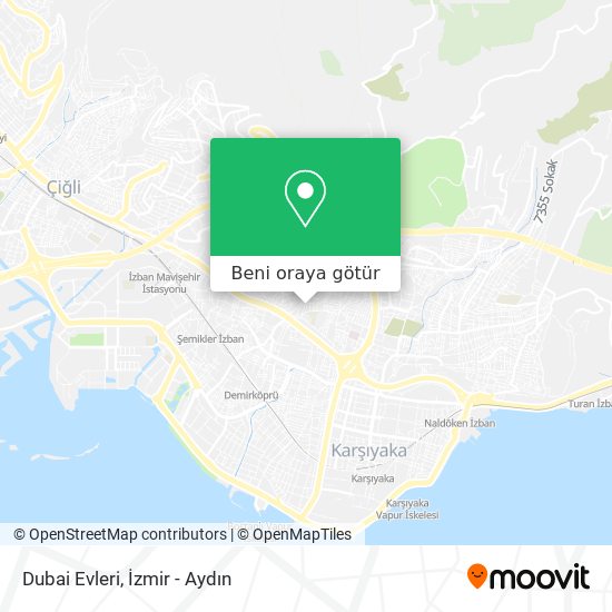 Dubai Evleri harita