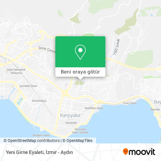 Yeni Girne Eyaleti harita