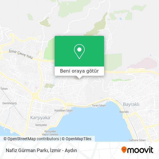 Nafiz Gürman Parkı harita
