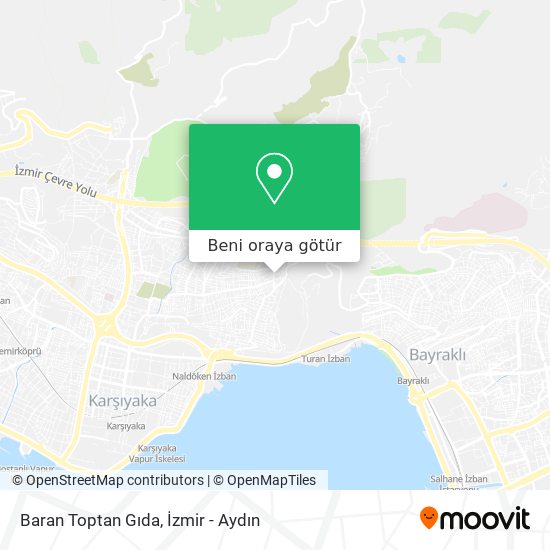 Baran Toptan Gıda harita