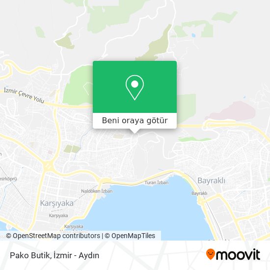 Pako Butik harita