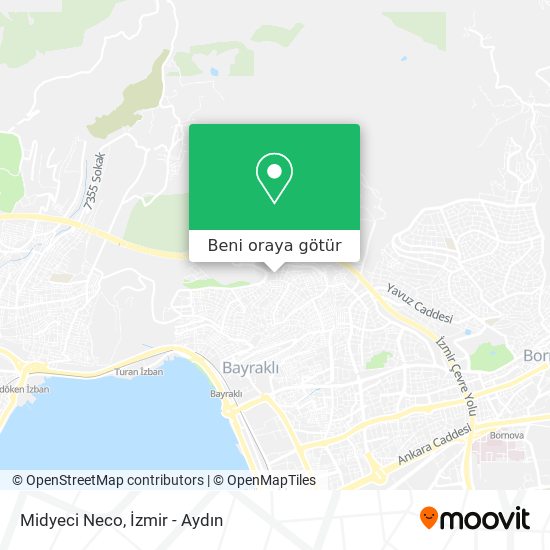 Midyeci Neco harita