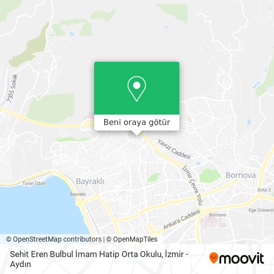 Sehit Eren Bulbul İmam Hatip Orta Okulu harita