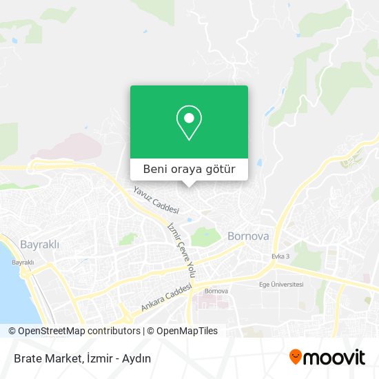 Brate Market harita