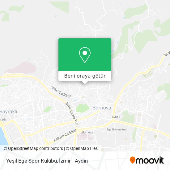 Yeşil Ege Spor Kulübü harita