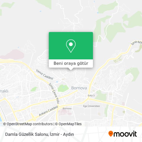 Damla Güzellik Salonu harita