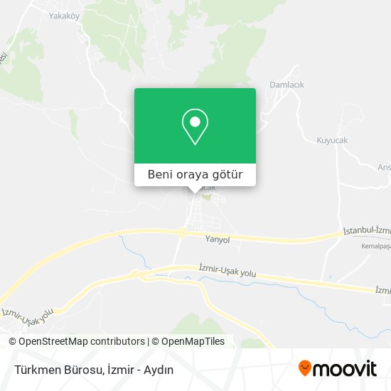 Türkmen Bürosu harita