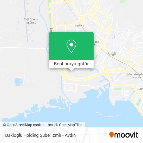 Bakioğlu Holding Şube harita