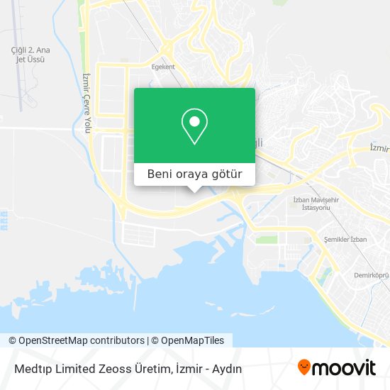 Medtıp Limited Zeoss Üretim harita