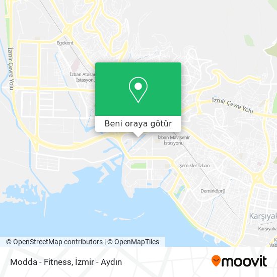 Modda - Fitness harita