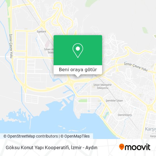 Göksu Konut Yapı Kooperatifi harita