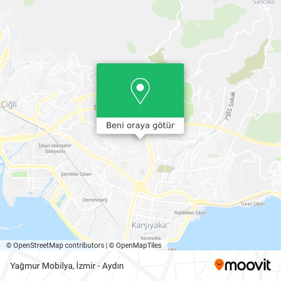 Yağmur Mobilya harita